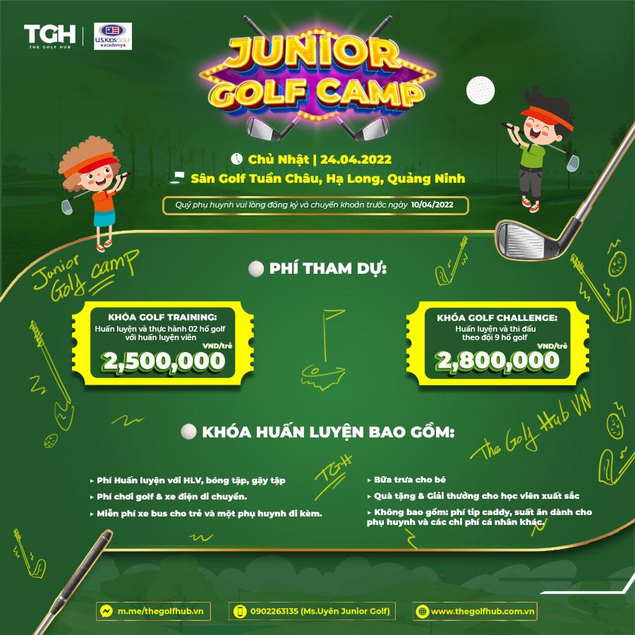 JUNIOR GOLF CAMP – NƠI KÍCH HOẠT TINH THẦN VUI HỌC GOLF CHO CON!